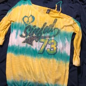 Sinful cold shoulder shirt